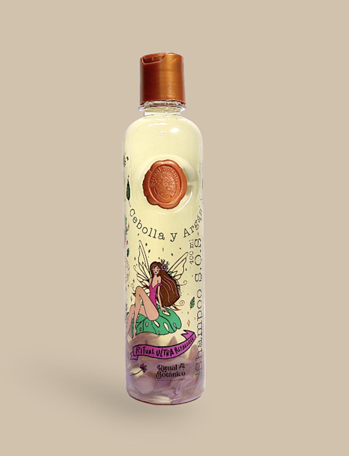 Ritual Botanico Shampoo Ultra Reparador S.O.S de cebolla y Argan,sin sal ni sulfatos, natural, ayuda al crecimiento, repara cuero cabelludo