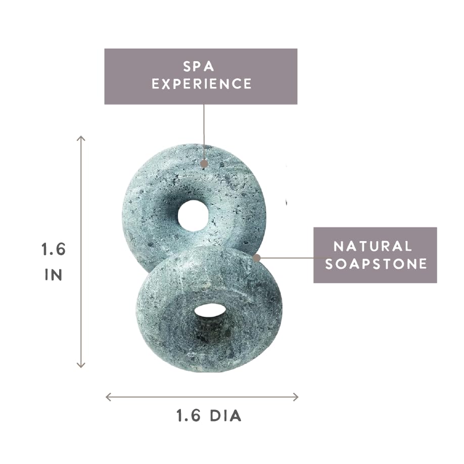 Santa Barbara Design Studio Pure Design Cooling Stone Eye Orbits Gift Set, 1-Pair, Soapstone Beauty & Personal Care Santa Barbara Design Studio