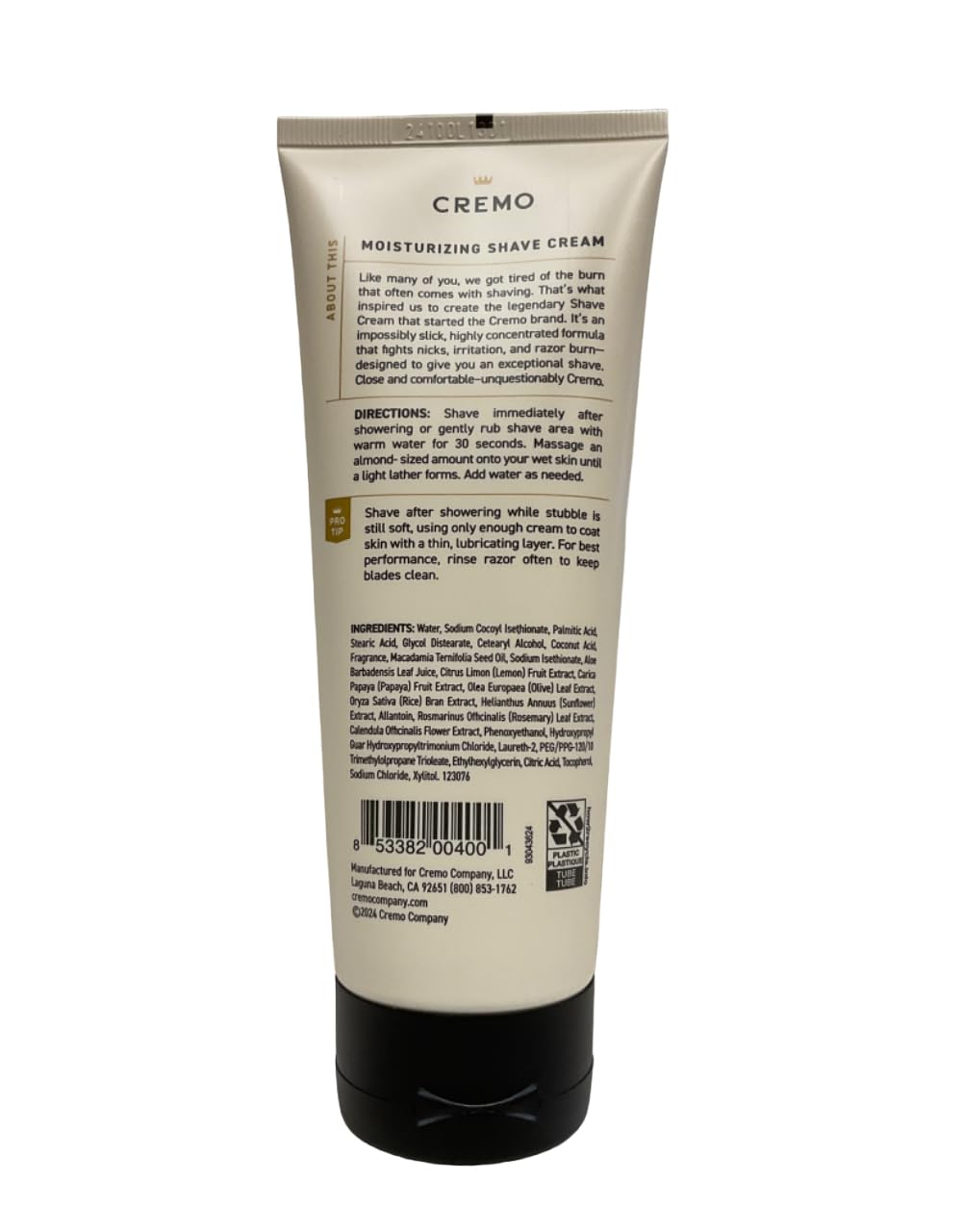Cremo Shave Cream, Classic Citrus, 6 fl oz (Pack of 11) Beauty and Personal Care Cremo