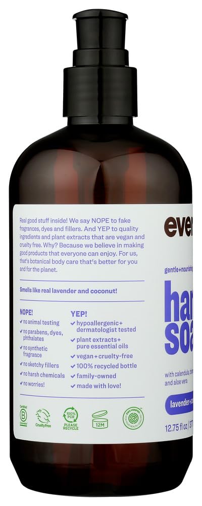 Everyone Lavender Coconut Hand Soap, 377 ML Beauty & Personal Care Everyone