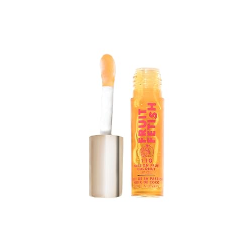 Milani Fruit Fetish Lip Oil, Tinted Lip Gloss & Hydrating Lip Oil Treatment, Moisturizing Non Sticky Clear Shine, High Shine Lip Balm for Dry Lips Beauty & Personal Care Milani