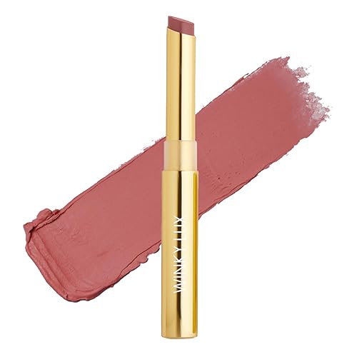 Winky Lux Skinny Plump Demi Matte Lipstick - Nude Pink Lip, Natural Plump Lipstick, Weightless Long Lasting Soft Matte Lip Crayon, Infused Beauty & Personal Care Winky Lux