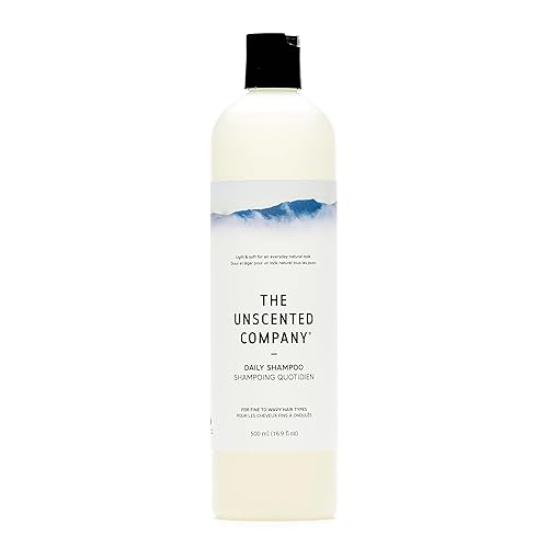 The Unscented Company Daily Shampoo, For Fine to Wavy Hair Types, Fragrance Free, 16.9 fl oz (500 ml) Beauty & Personal Care The Unscented Company
