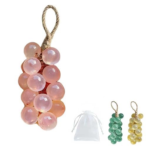 YcaeyLnaR Handcrafted Grape Soap on a Rope - Crystal Grape Cluster for Hand and Body, Natural Cold Process Artisan Soaps, Decorative Soap Bars Beauty & Personal Care YcaeyLnaR