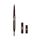 Absolute New York Perfect Eyebrow Pencil Dual-Ended To Shape, Fill, and Define Eyebrows (MEBP12 Dark Brown Soft) Beauty & Personal Care Absolute New York