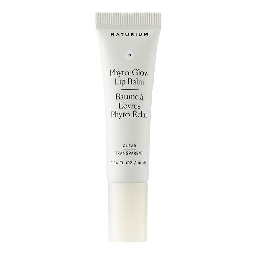 Naturium Phyto-Glow Lip Balm, Hydrating Lip Care with a Glossy Finish, 0.34 oz Clear Beauty & Personal Care Naturium