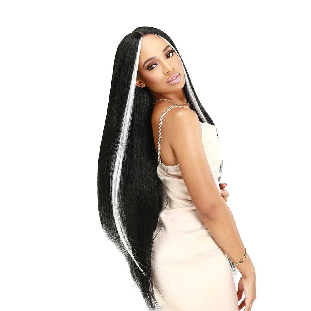 Zury Sis Synthetic Dream Weave - Natural Yaky 18" (Color : 1B Off Black)