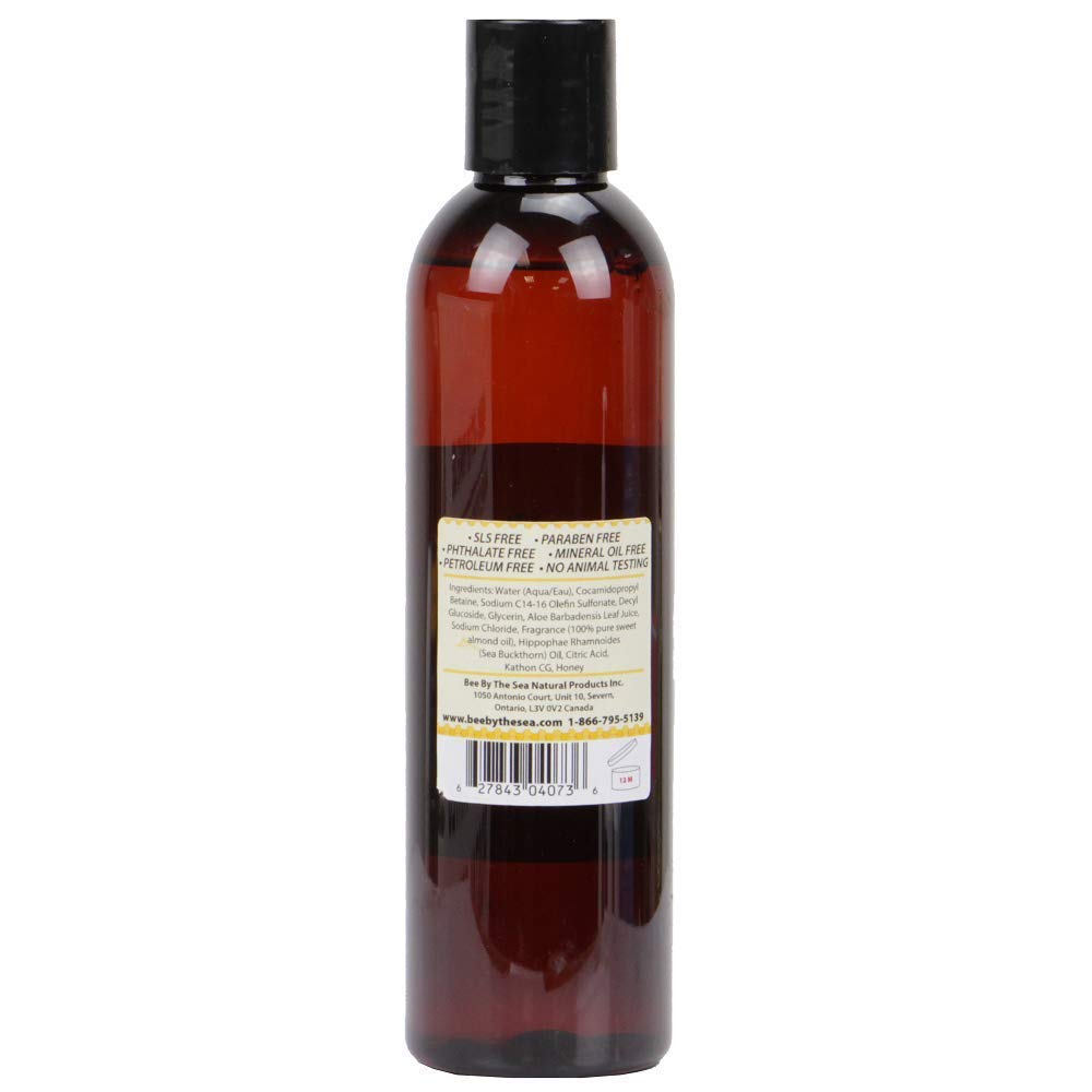 Bee By The Sea Buckthorn and Honey Naturally Scented Body Wash for All Skin Types 8 Ounces Beauty & Personal Care Bee by the Sea