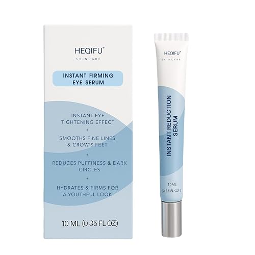 Instant Firming Eye Serum|Anti-Aging Formula for Under Bags and Wrinkles, Under Eye Cream-10ml, Wrinkle Filler, Visibly Improves for Bags Dark Circles Beauty & Personal Care HEQIFU