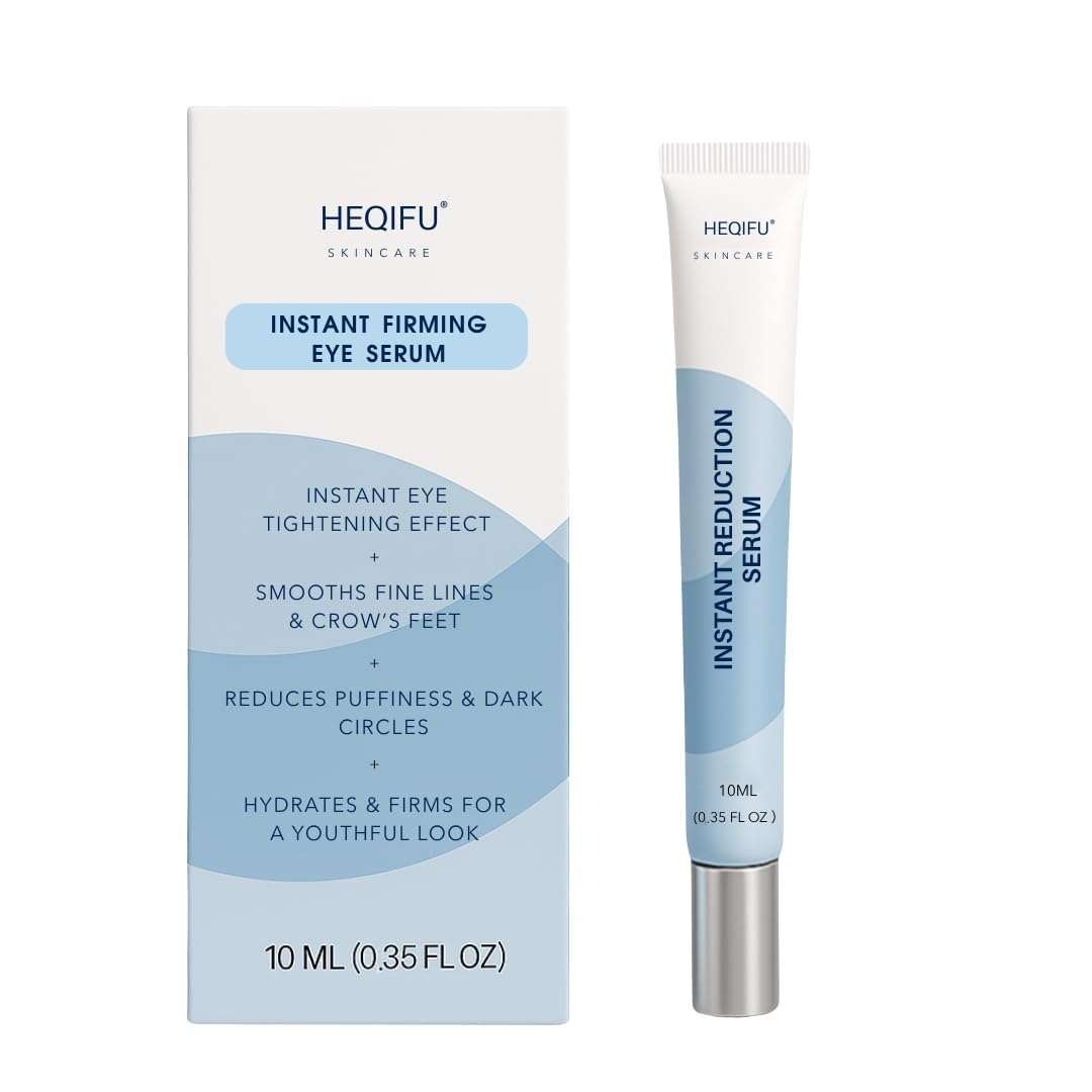 Instant Firming Eye Serum|Anti-Aging Formula for Under Bags and Wrinkles, Under Eye Cream-10ml, Wrinkle Filler, Visibly Improves for Bags Dark Circles Beauty & Personal Care HEQIFU