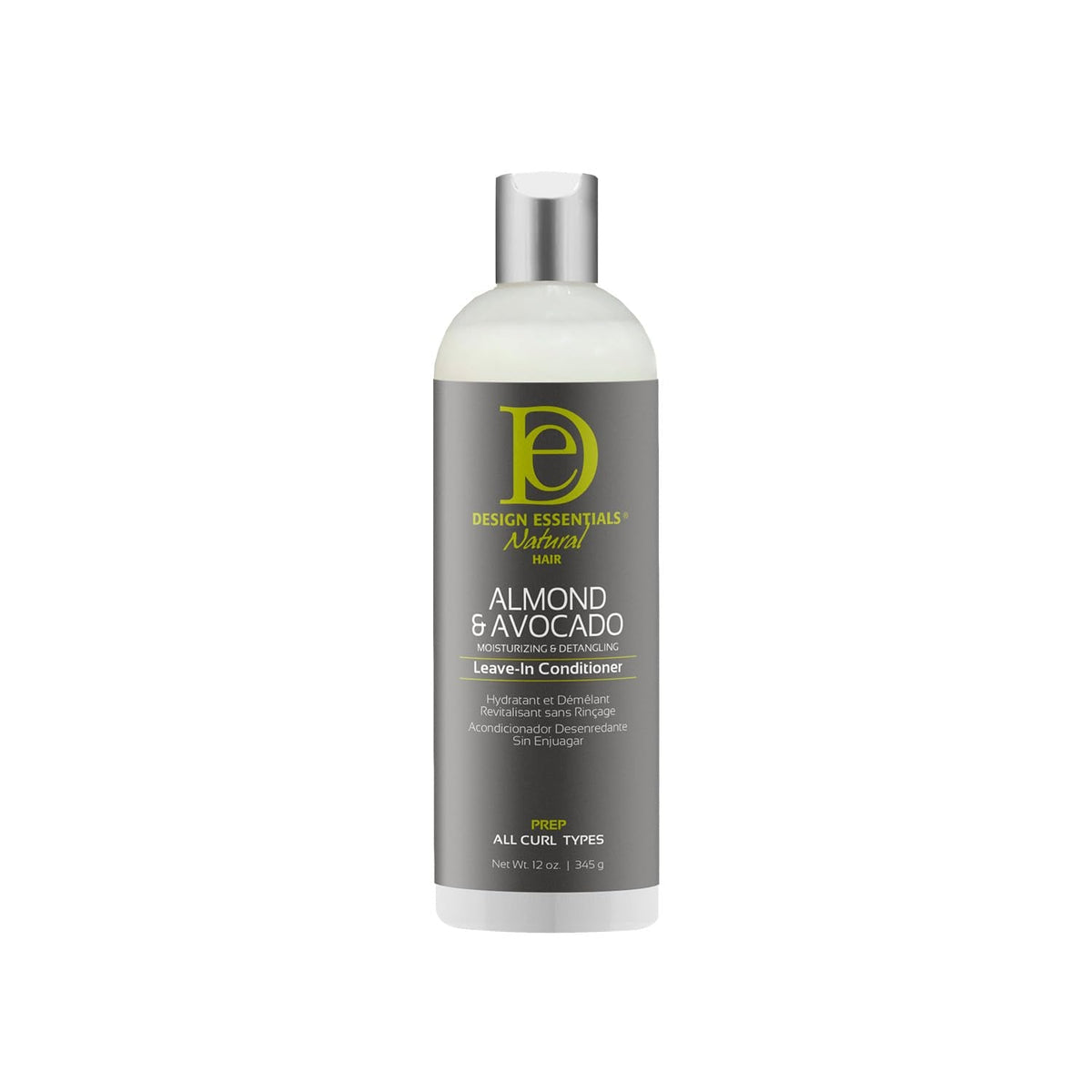 Design Essentials Almond & Avocado Moisturizing & Detangling Leave-In Conditioner for Curly Hair, 12 Ounce Beauty & Personal Care Design Essentials