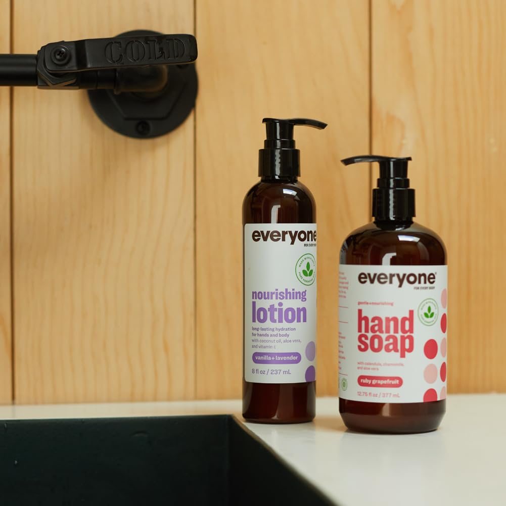 Everyone, Lotion Nourishing Vanilla Lavender, 8 Fl Oz Beauty & Personal Care Everyone