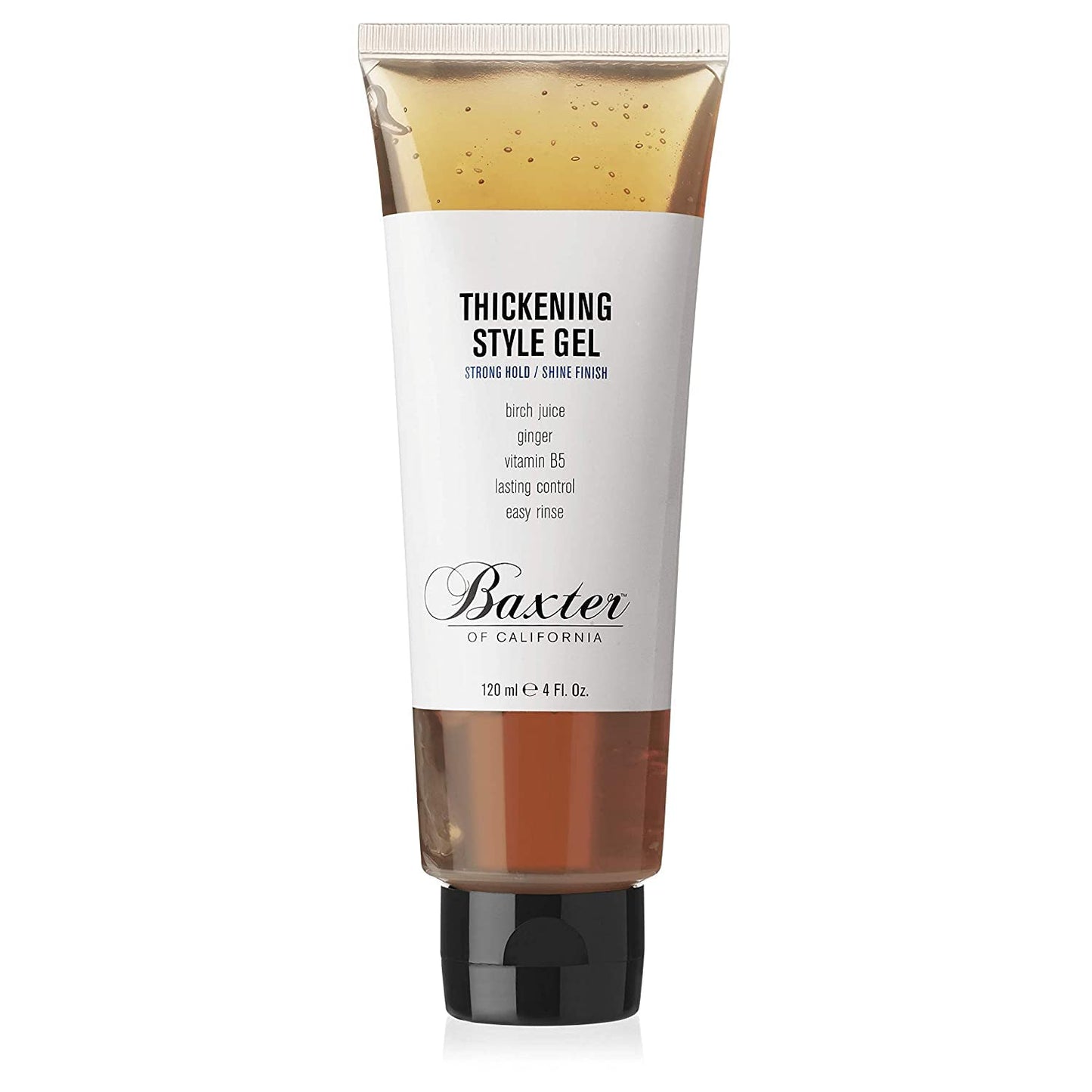 Baxter of California Thickening Style Gel for Men - Strong Hold and Shine Finish - Lasting Control, Easy Rinse - Birch Juice, Ginger, Vitamin B5 - 4 Beauty & Personal Care Baxter of California