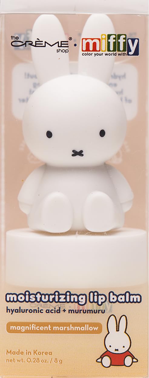 The Crème Shop Miffy Tinted Lip Balm with adorable Miffy cap, with Hyaluronic Acid and Murumuru to moisturize, soften and visibly improve chapped or Beauty & Personal Care The Crème Shop