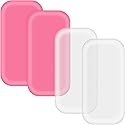 4 Pieces Silicone Lash Pad Rectangle Silicone Eyelash Extension Pad Loose False Lashes Holder Lash Grafting Gasket Pallet Reusable Silicone Pad Beauty & Personal Care Rolybag
