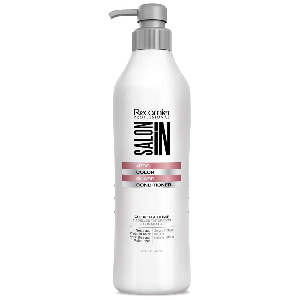 Salon In by Recamier | Color Guard Shampoo and Conditioner Set + Leave-On Treatment for Color-Treated Hair | Helps Preserve Vibrancy in Dyed Hair | Beauty & Personal Care RECAMIER PROFESSIONAL SALON IN