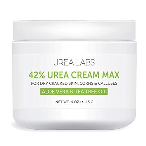 UREA LABS | 42% Urea Cream - Tea Tree Oil & Aloe Vera-Infused Foot & Skin Repair | Deep Hydration & Natural Exfoliation for Cracked Heels, Dry Feet Beauty & Personal Care UREA LABS