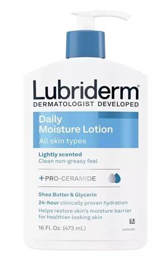 Lubriderm Daily Moisture Lotion 16 fl oz (Pack of 10) Beauty & Personal Care Lubriderm