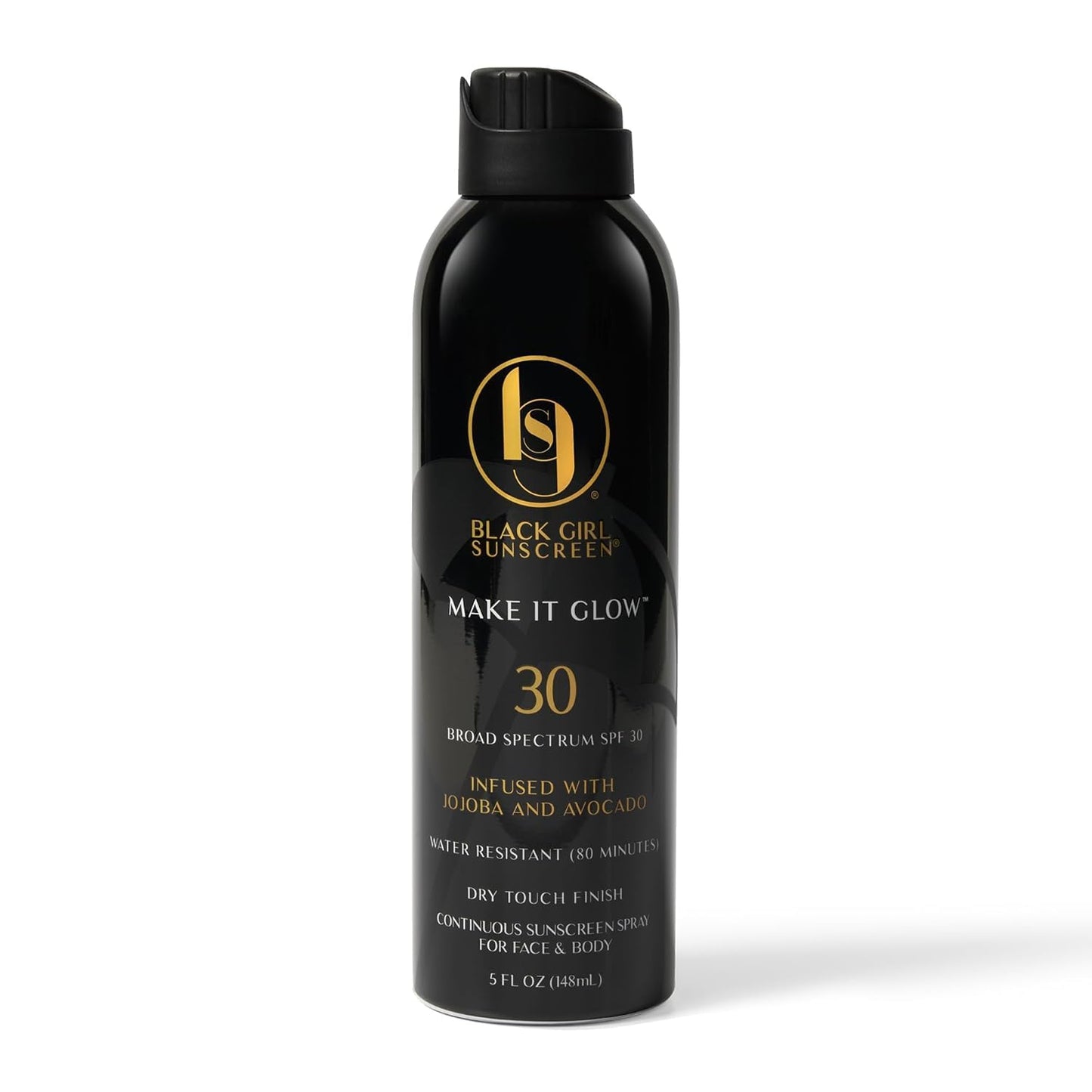Black Girl Sunscreen Make it Glow Sunscreen Spray for Face & Body- SPF 30, Skin Protection for Travel & Beach, Water Resistant for 80 minutes, Ultra Beauty and Personal Care BLACK GIRL SUNSCREEN Default Title