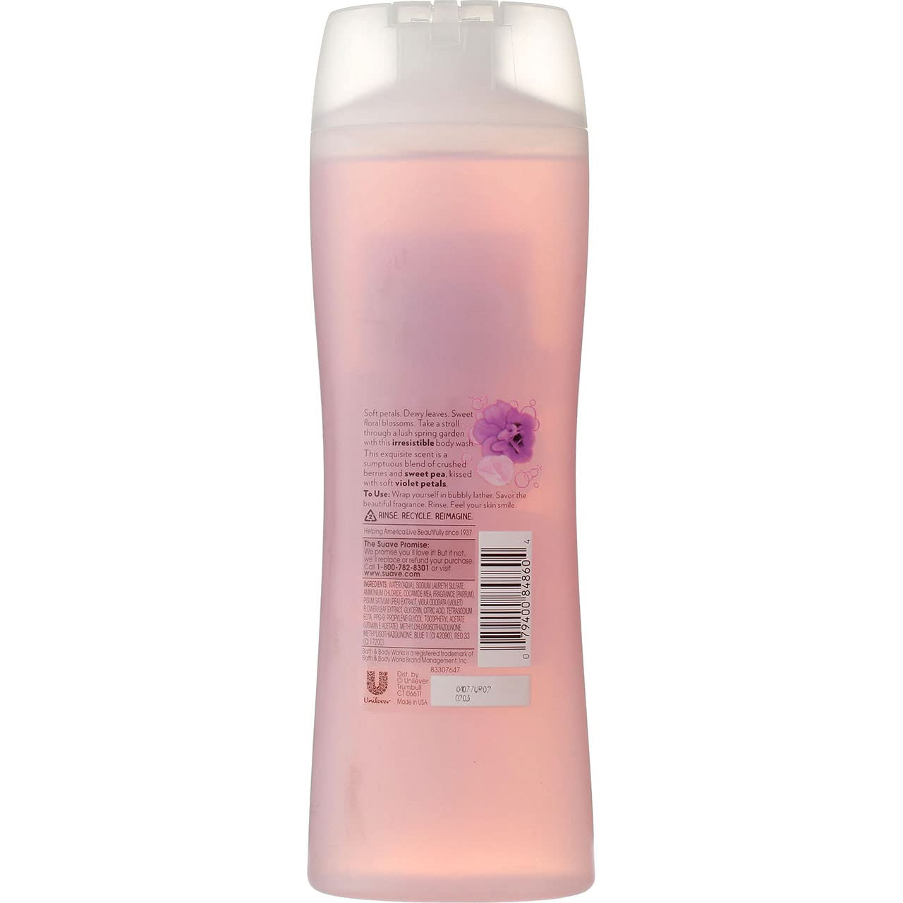 Suave Naturals Body Wash Sweet Pea and Violet 15 oz (Pack of 2) Beauty & Personal Care Suave