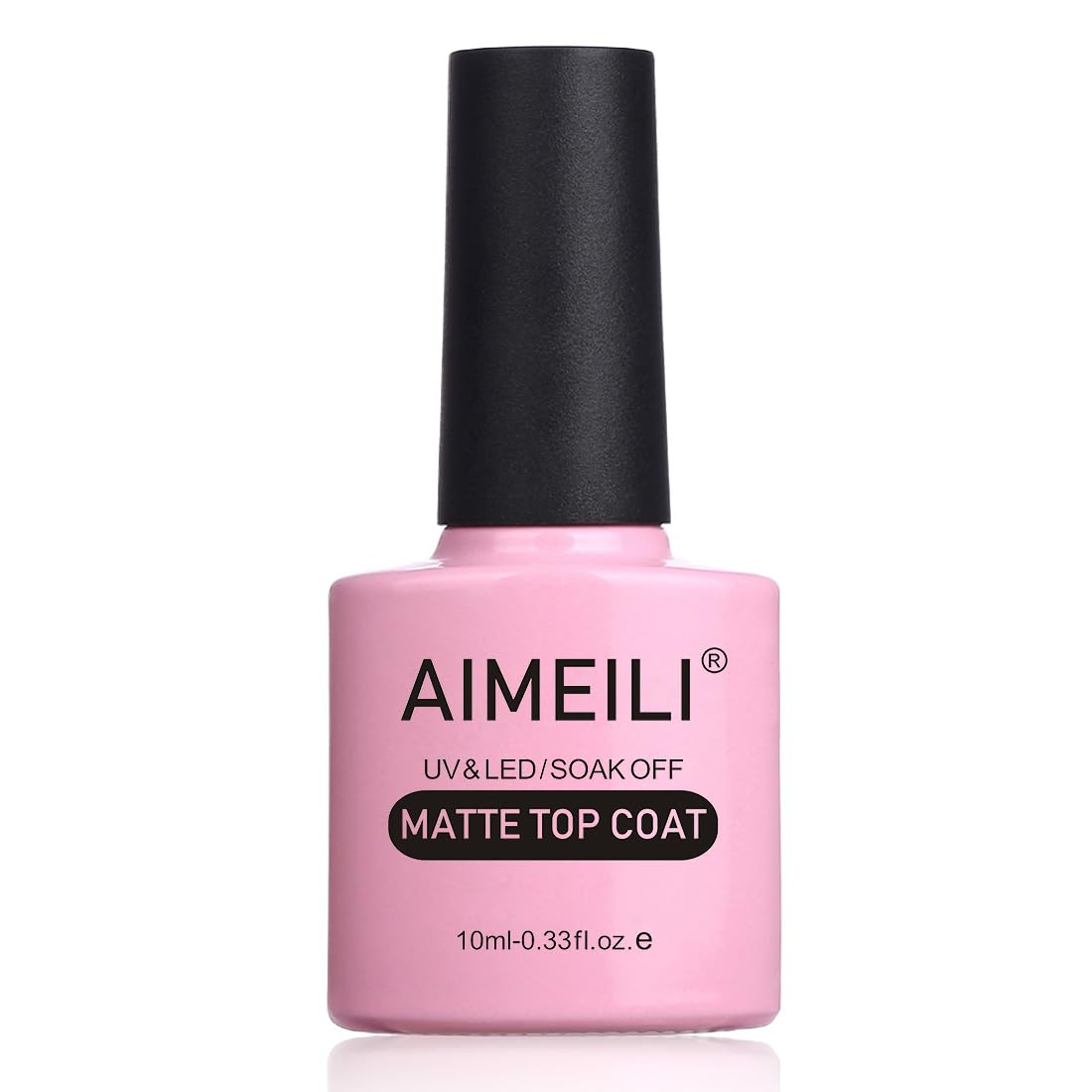 AIMEILI Soak Off U V LED Hema Free Gel Nail Polish, Cruelty Free, Vegan, No Wipe Matte Top Coat 10ml Beauty & Personal Care AIMEILI