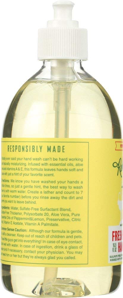 Rebel Green Fresh And Clean Hand Soap Peppermint Lemon, 16.9 FZ Beauty & Personal Care Rebel Green