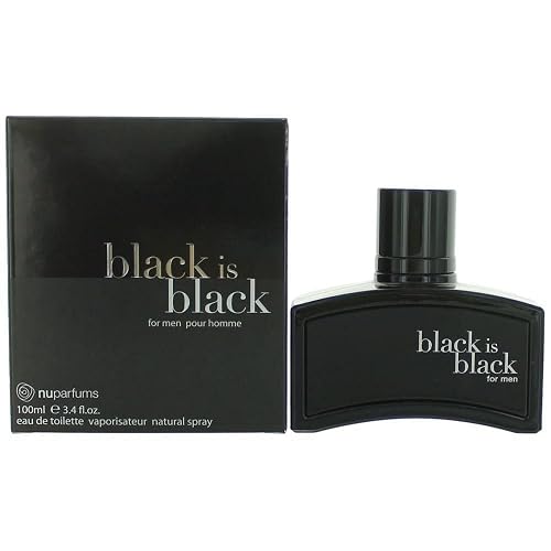 Nuparfums Black is Black for Men, 3.4 Ounce edt sprau (Pack of 3) Beauty & Personal Care Nuparfums