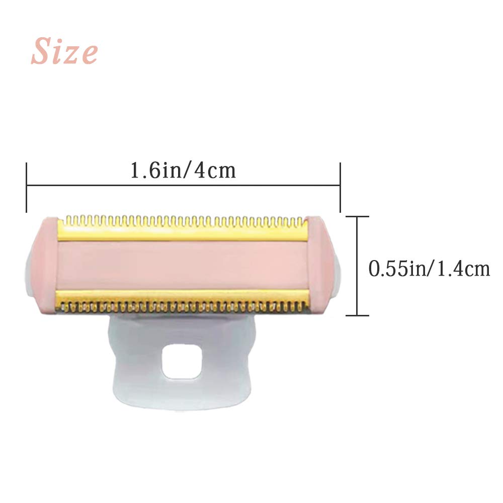 2PCS Women Shaver Replacement Heads Compatible with Finishing Touch Flawless Body Rechargeable Ladies Shaver Hair Remover Heads (Pack of 2) Beauty and Personal Care INVODA