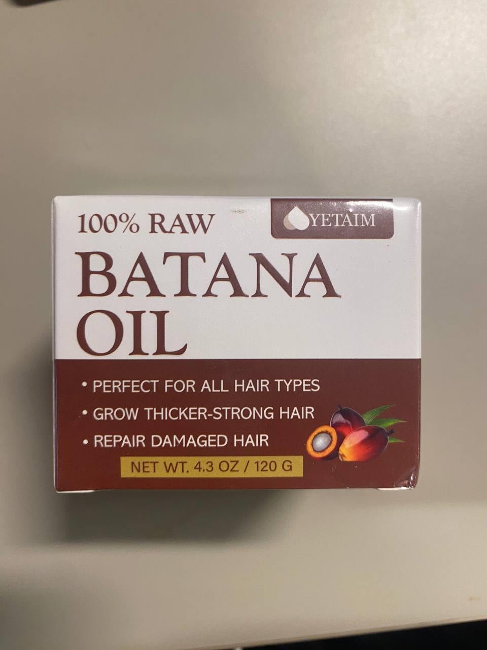 YETAIM Batana Oil for Hair Growth: 100% Natural Batana Oil Sourced from Honduras - Dr. Sebi Batana Oil Beauty & Personal Care YETAIM