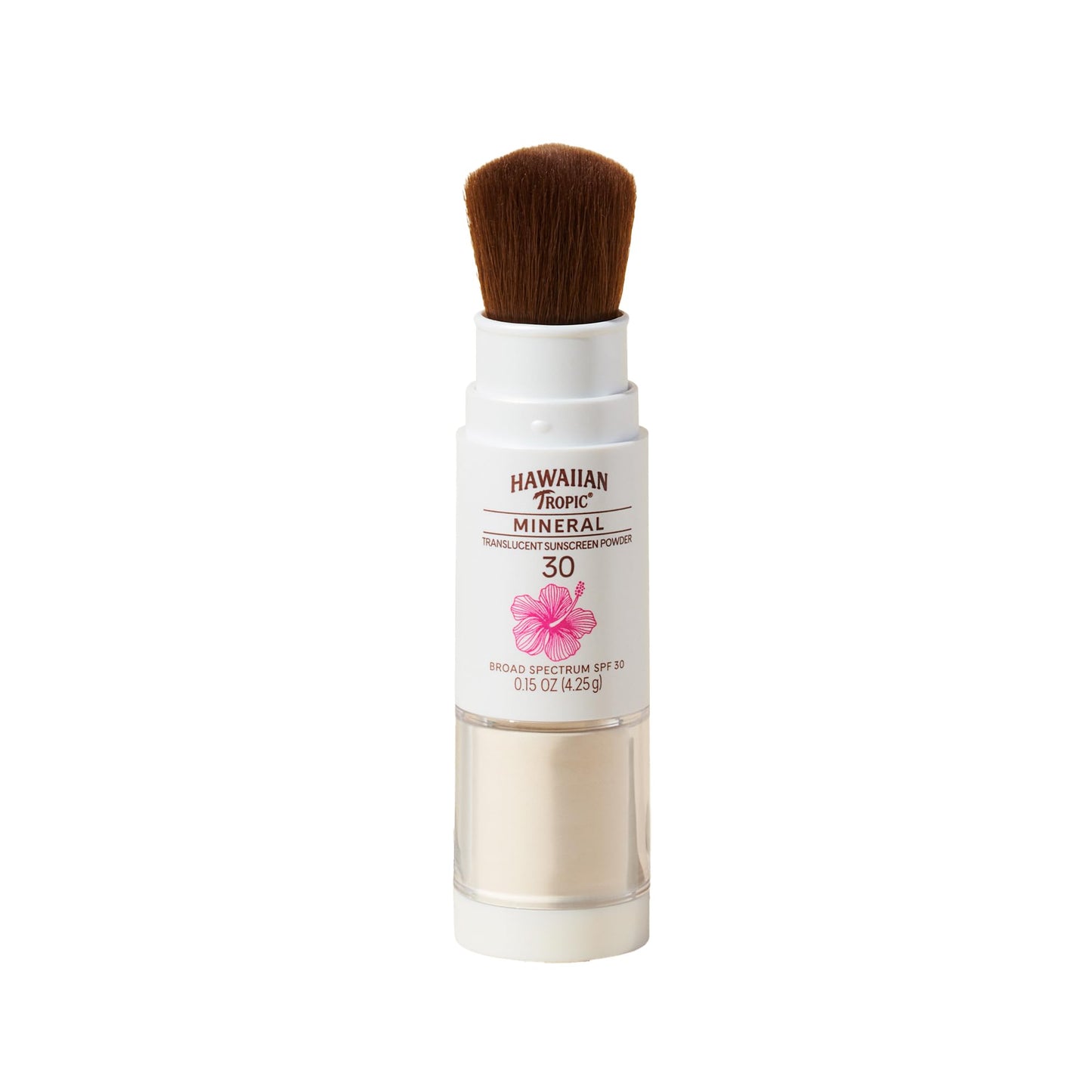 Hawaiian Tropic Mineral Powder Sunscreen Brush SPF 30 | Beach Essentials, Zinc Oxide Mineral Sunscreen Powder SPF, Face Sunblock Travel Size, Brush Beauty & Personal Care Hawaiian Tropic