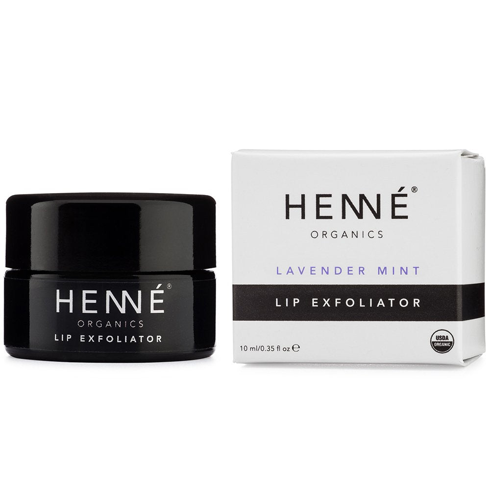 Henné Organics Lip Exfoliator - Natural and Organic Sugar Scrub - Lavender Mint Beauty and Personal Care Hennà Organics