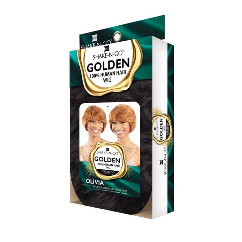 Shake-N-Go 100% Human hair wig Golden Olivia (NATURAL)