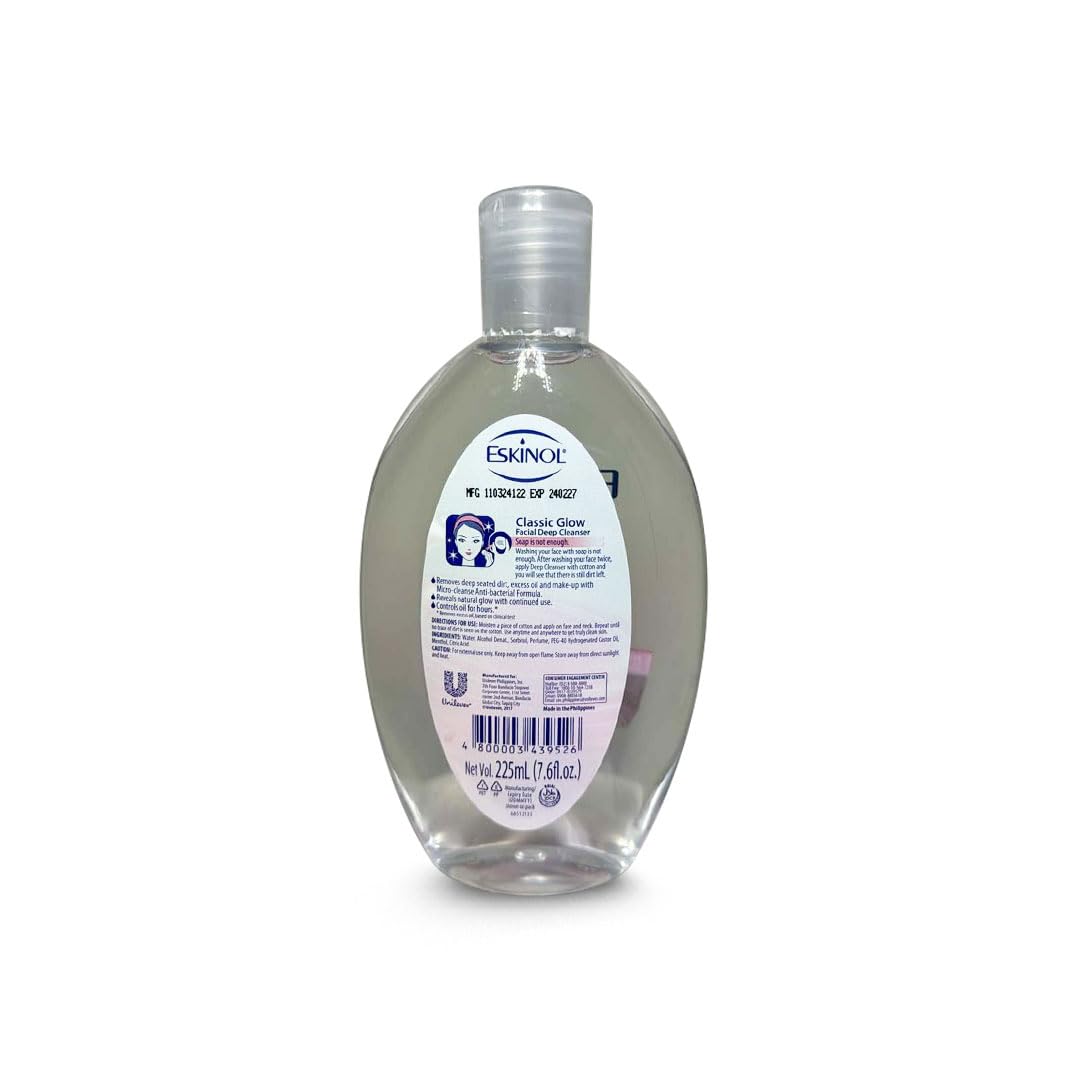 Eskinol Naturals Classic Facial Cleanser 7.6 Oz - 225 ml Bottle Beauty & Personal Care Eskinol