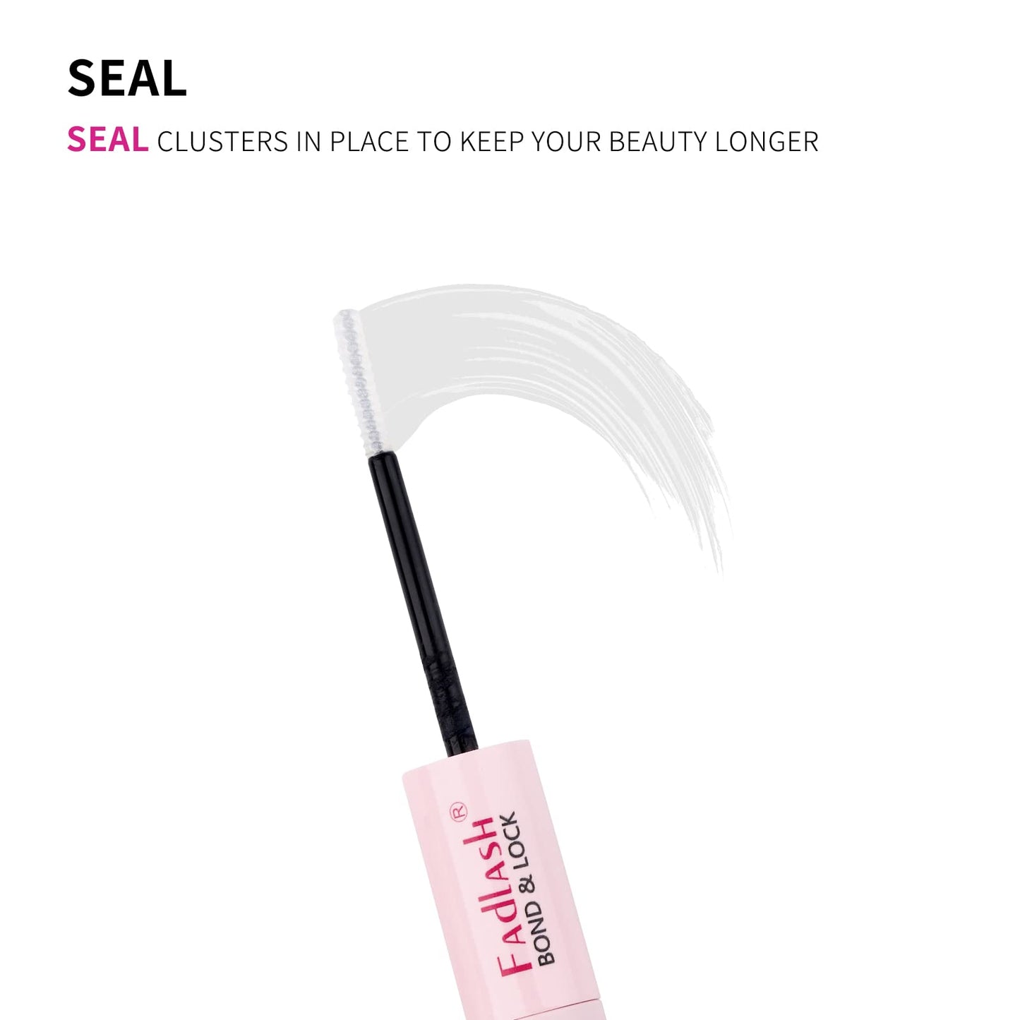 Lash Bond and Seal Cluster Lashes Glue DIY Lash Extension Kit Lash Clusters Glue Individual Lashes Strong Hold 48-72 Hours DIY Eyelash Extension Kit Beauty & Personal Care FADLASH
