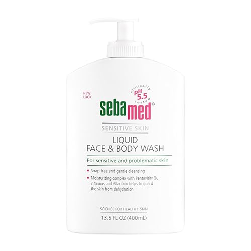 SEBAMED Paraben-Free Liquid Face and Body Wash with Pump pH 5.5 Dermatologist Recommended Mild Hydrating Cleanser for Sensitive Skin 13.5 Fluid Ounces Beauty & Personal Care SEBAMED