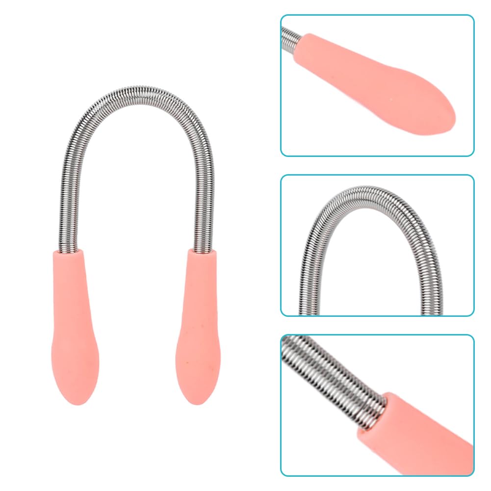 Tiiyee Facial Hair Remover, Spring Epilator Threading Tool Stainless Steel Beauty and Personal Care Tiiyee