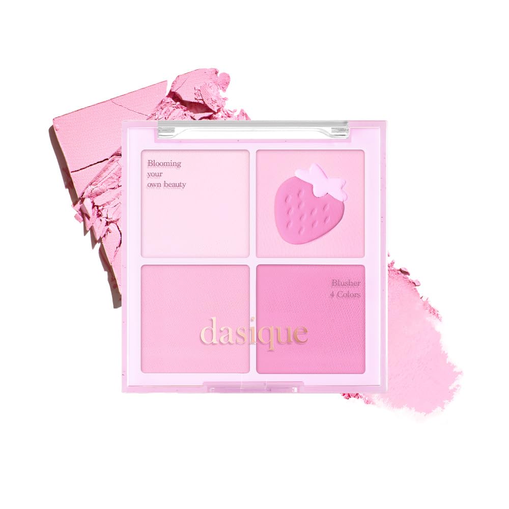 Dasique Blending Mood Cheek #06 Berry Smoothie | 4 Blendable Shades