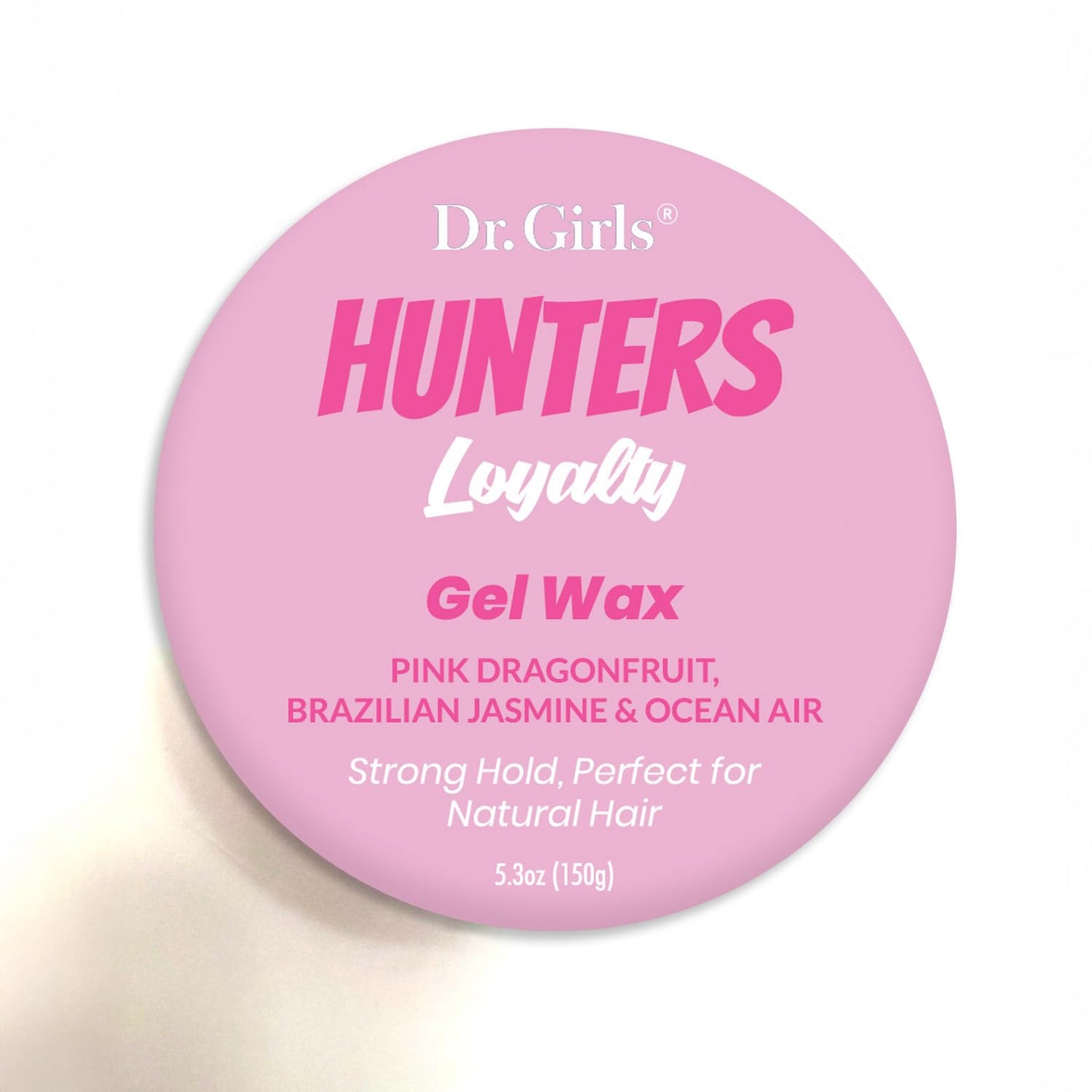 Dr. Girls HUNTERS Edge Control Hair Styling Gel Wax - Strong Hold, Water-Based with Nourishing Biotin & Castor Oil, 5.3 oz (Pink Dragonfruit Beauty & Personal Care Dr.Girls