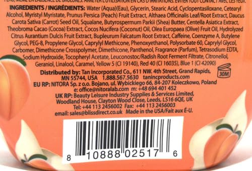 Brown Sugar Peaches & Cream 400X Double Dark Black Chocolate Bronzing Whip Tanning Lotion - Ultra Rich Skin Softening Formula for Deep, Long-Lasting Beauty & Personal Care Brown Sugar