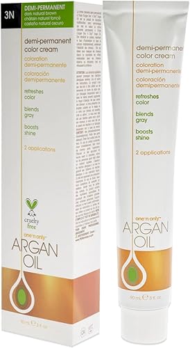 One N' Only Demi Permanent Hair Color - Permanent Hair Dye Made with Argan Oil - Delivers Rich, Accurate Tones with Gray Coverage - Improves Moisture Beauty & Personal Care One 'N Only
