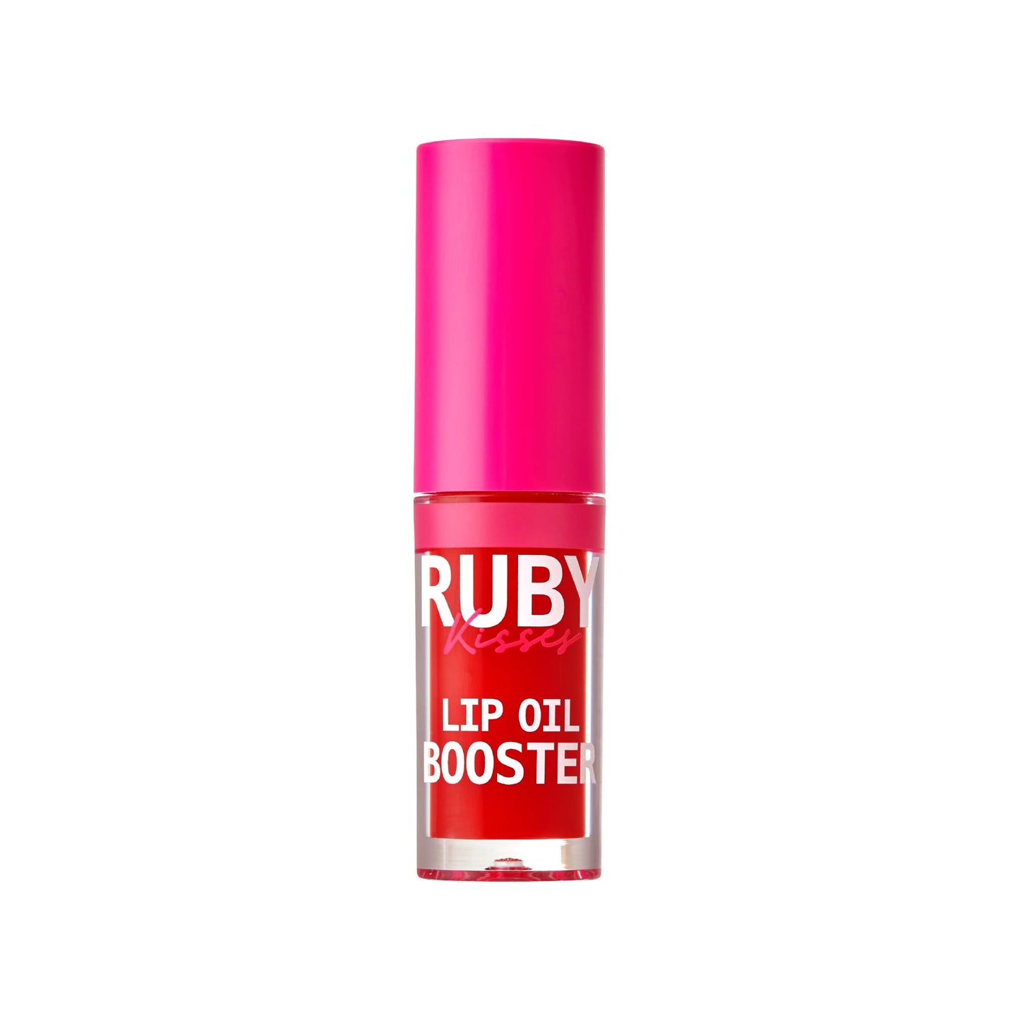 Ruby Kisses Lip Oil Booster, Hydrating Lip Gloss with Nourishing Natural Oil Blend, Jumbo Wand for Easy Application, Non-Sticky Formula (Hot Cherry) Beauty & Personal Care Ruby Kisses