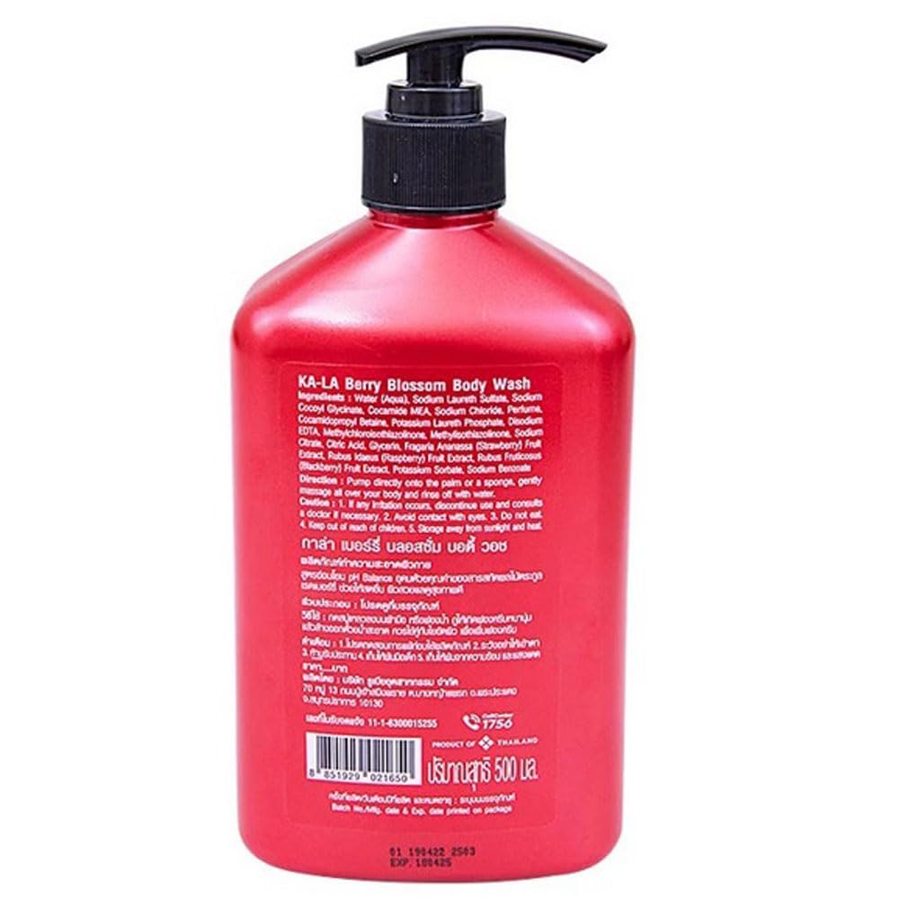 KA-LA Berry Blossom Body Wash 500 ML. Beauty & Personal Care KA-LA Nature Nine