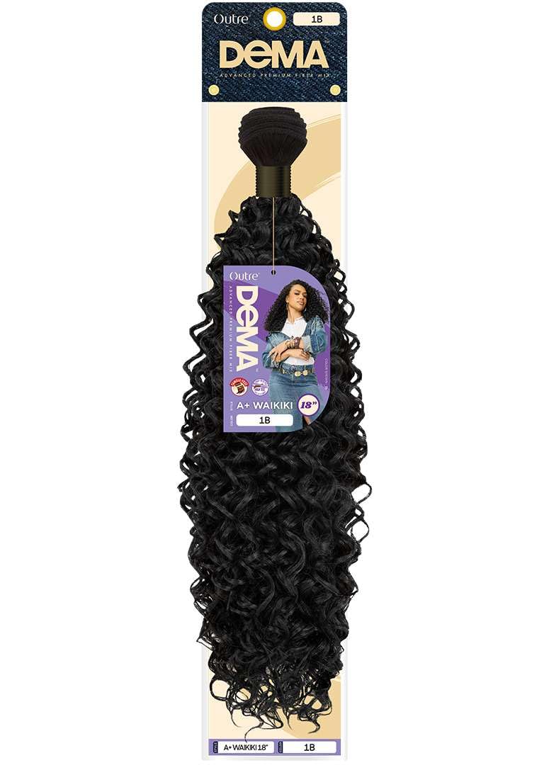 Outre DeMA - Advanced Premium Fiber Mix Synthetic Weave - A+ Waikiki 18" (BURGUNDY 425)