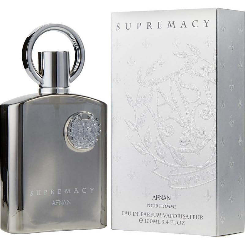 Supremacy Silver Cologne By Afnan Eau De Parfum Spray Cologne for Men 3.4 oz Eau De Parfum Spray?popular? x-fex-538121 0 Beauty & Personal Care N\B