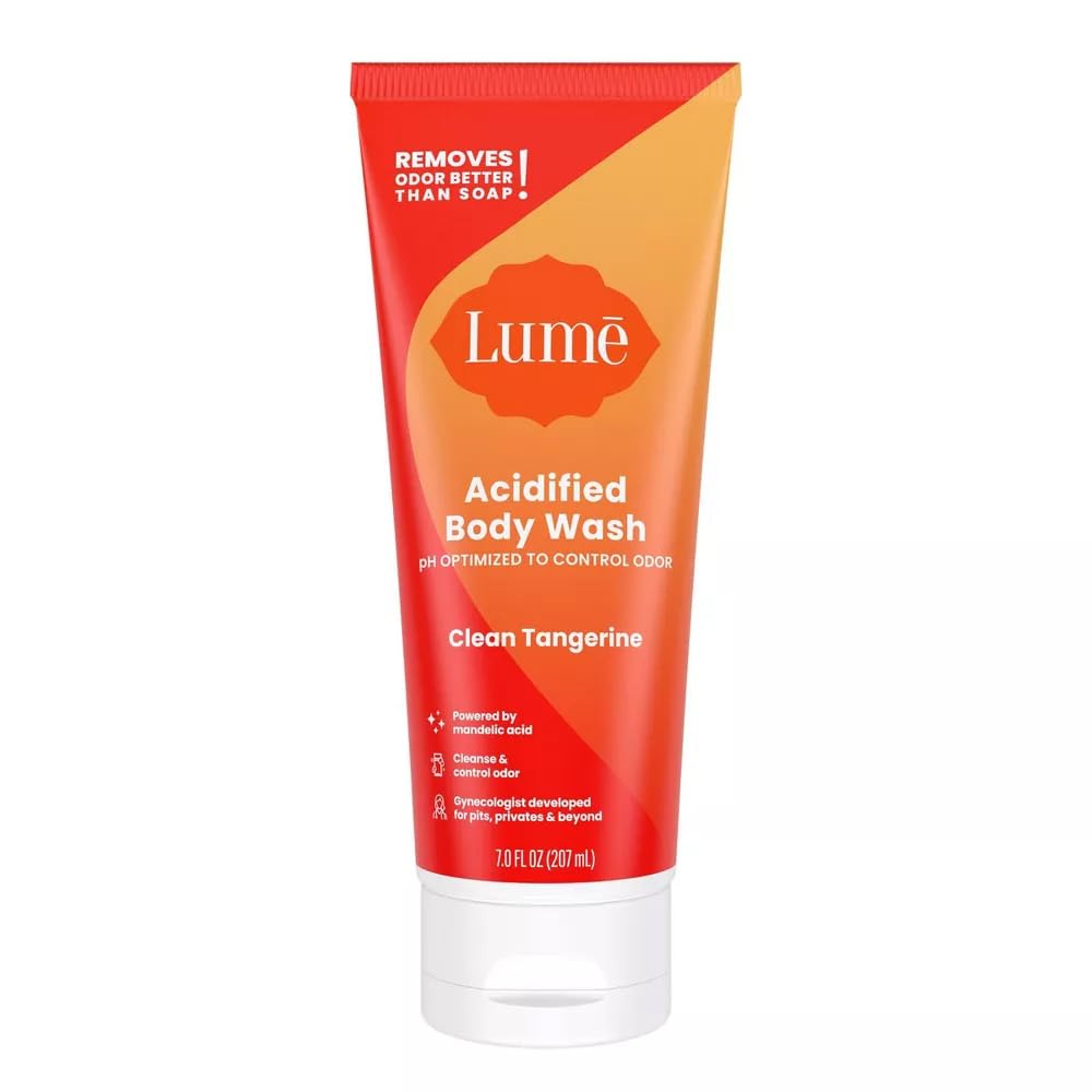 Lume Acidified Body Wash Tube Tangerine, 7 fl oz Beauty & Personal Care Lume