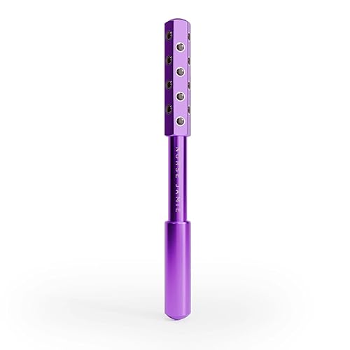 Nurse Jamie Uplift Facial Massaging Beauty Roller - Purple - Facial Massager with 24 Stones for Sculpting, Firming & Reducing Puffiness Beauty & Personal Care Nurse Jamie
