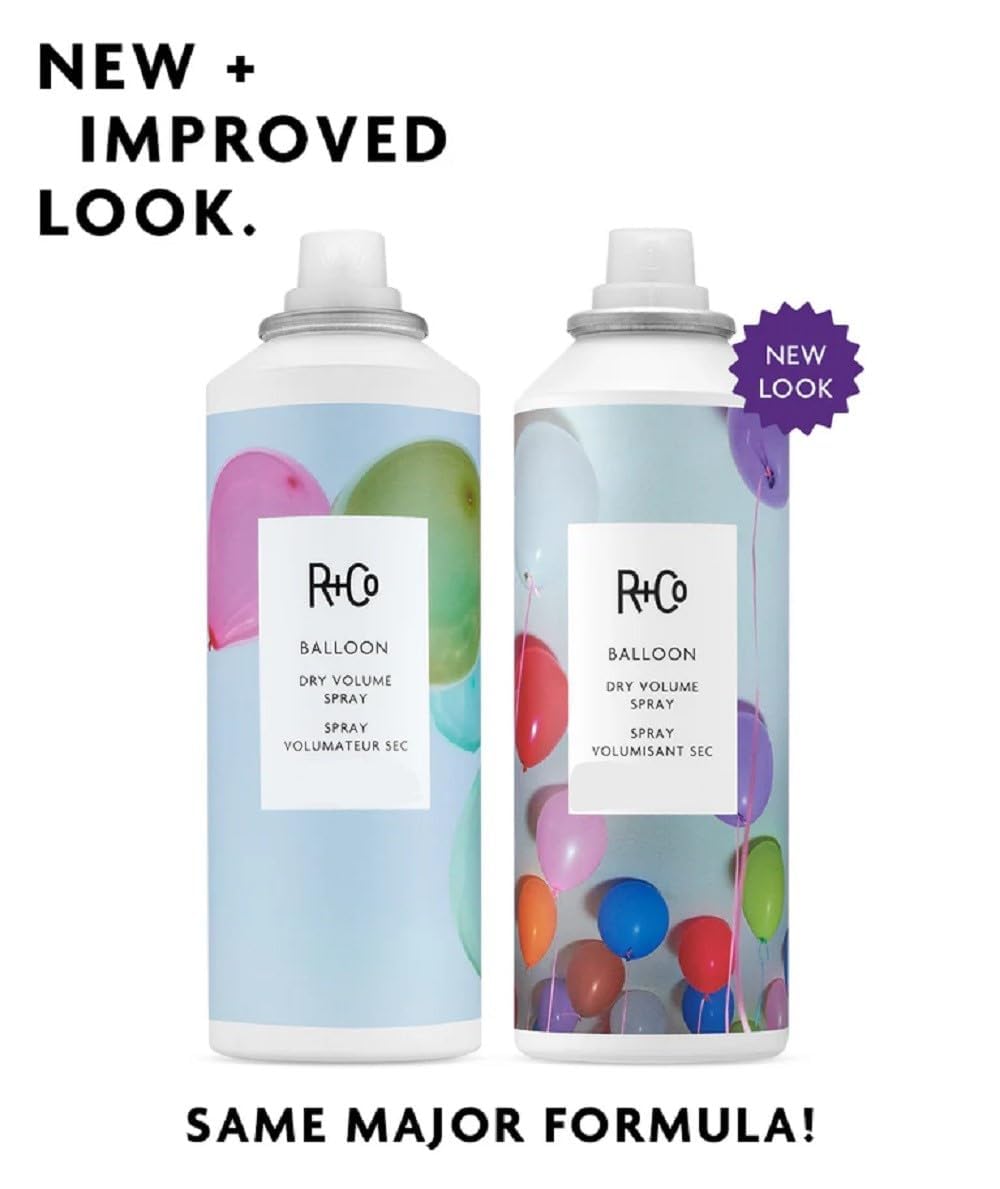 R+Co Balloon Dry Volume Spray Travel | Lightweight, Long Lasting Volume + Touchable Texture | Vegan + Cruelty-Free | 2 Oz Beauty & Personal Care R+Co