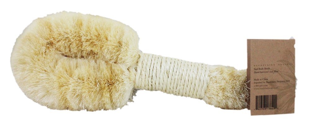 Baudelaire Bath Accessories Sisal Bath Brush 9" (a) Beauty & Personal Care Baudelaire