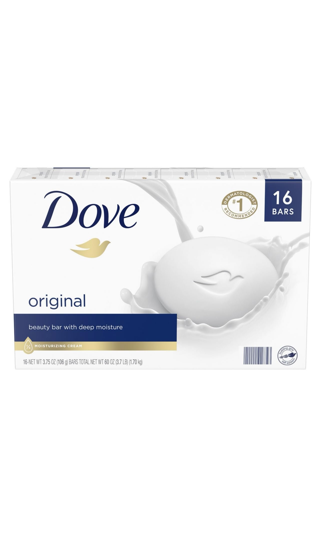 Dove Bar Soap Moisturizing 16 Bars, 4 Oz Beauty & Personal Care Dove