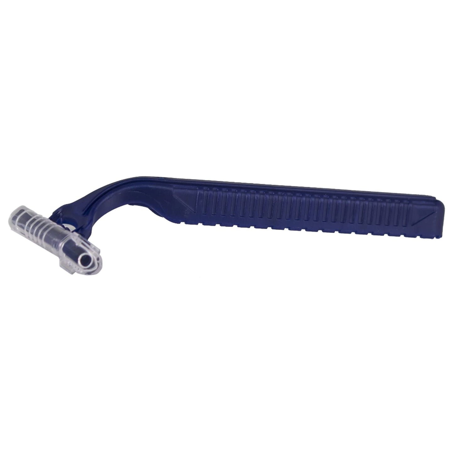 Grip-N-Glide Personal Razor with Lubricating Strip Single Edge Twin Blade Blue 100 per Box DR3879 Beauty and Personal Care Dukal